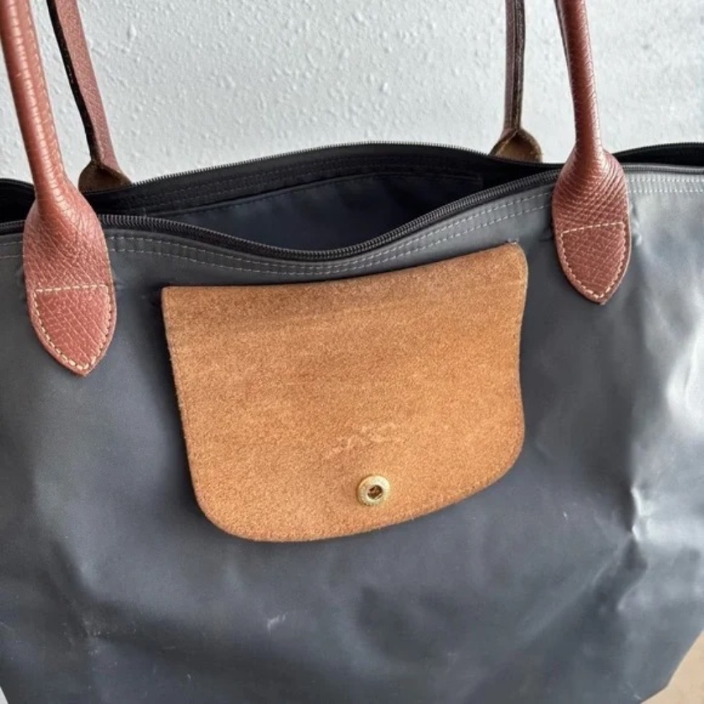 Longchamp Le Pliage Original M Tote Dark Grey - Picture 3 of 10